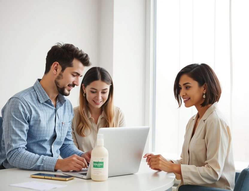 FynixVora team working on natural wellness products