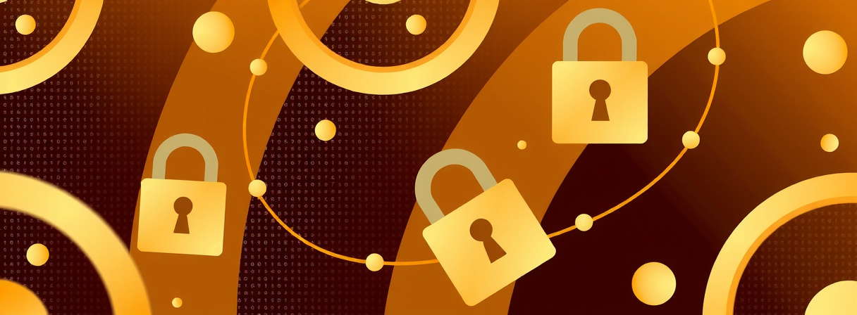 Digital privacy and data protection illustration